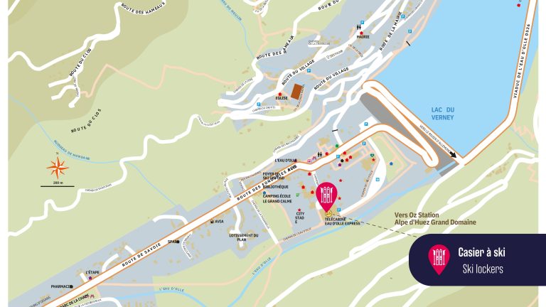 plan casier à ski allemond