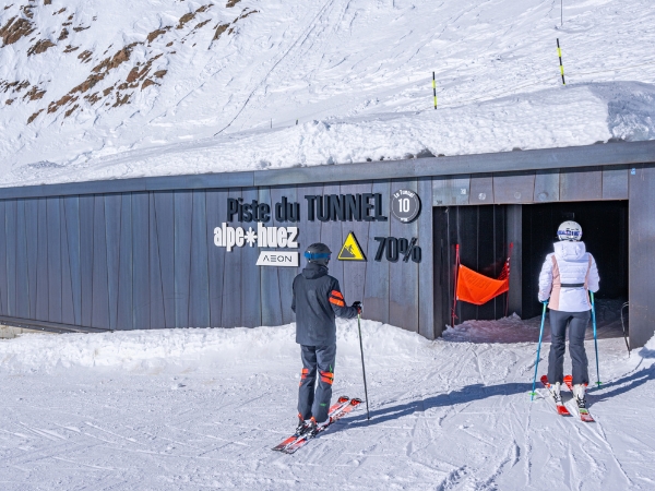 piste du tunnel Alpe d'huez